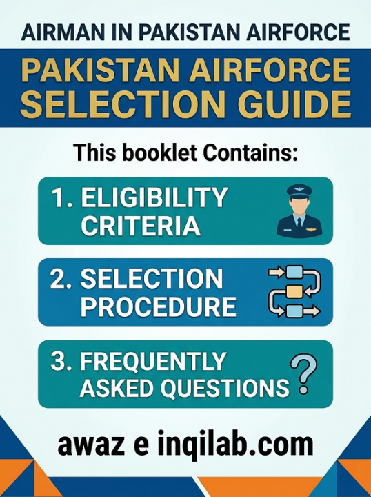Airman Selection Guide for Pakistan Air Force PDF Free Download