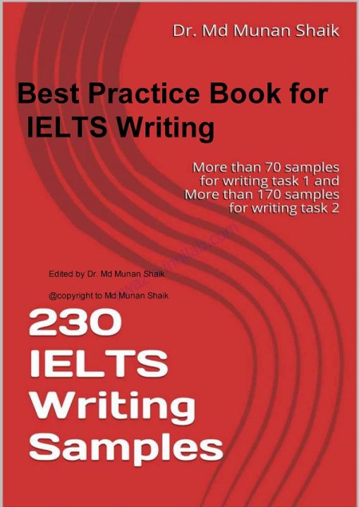 Best Practice Book for IELTS Writing PDF Free Download by Dr. MD Munan Shaik