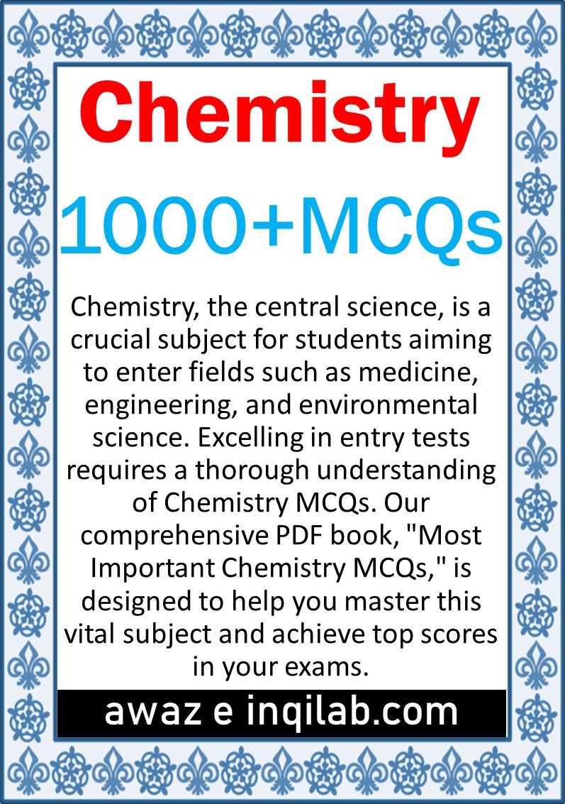 Chemistry MCQs PDf free Download