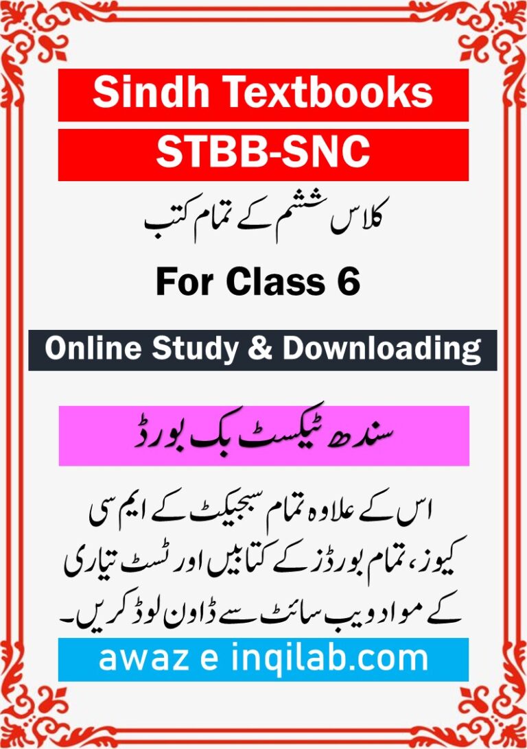 Class 6 books Sindh Textbook pdf