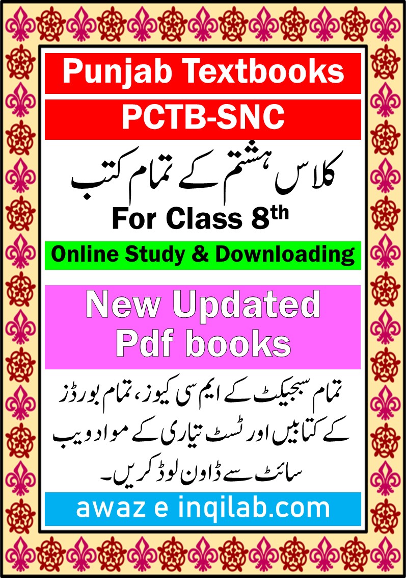 Class Eight books Punjab Textbook pdf