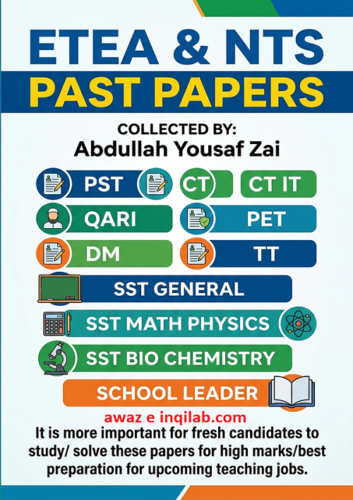 Comprehensive Past Papers for ETEA, NTS, FTS Exams
