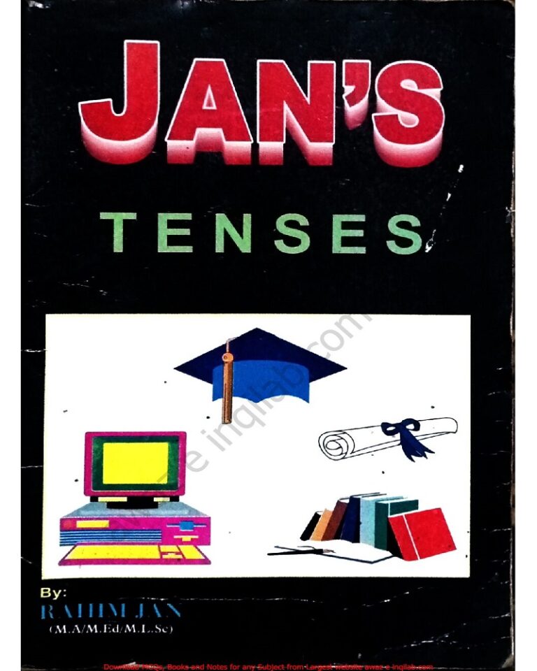Jan Tenses in Urdu by Rahim Jan
