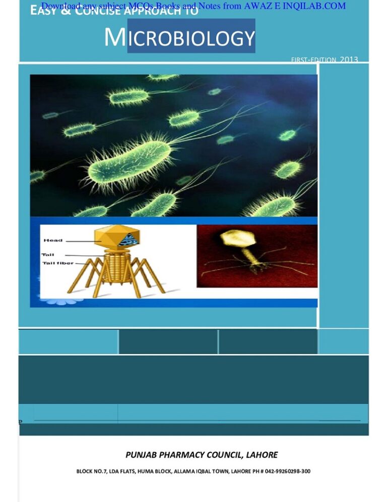 Easy and Concise Approach to Microbiology by Dr. Rabia Tabassum