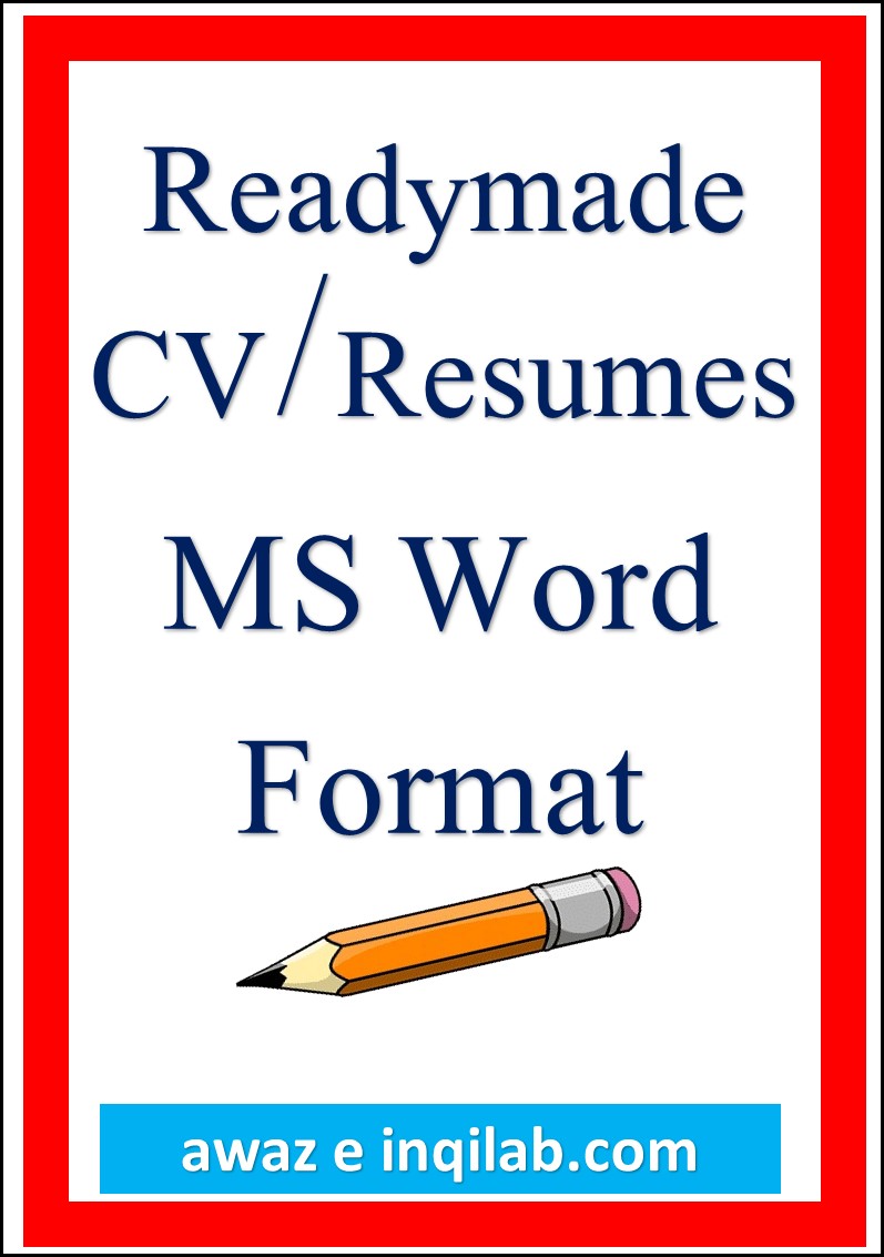 Download and Customize Your Resume/CV Templates in MS Word Format
